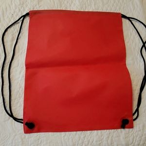 Red Drawstring Backpack